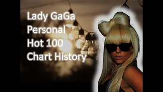 Lady Gaga Personal Hot 100 Chart History