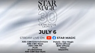 All set for TOMORROW’s✨stellar surprises✨at the Star Magic 30 Catalogue Launch?