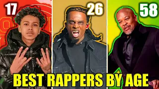 BEST RAPPERS BY AGE (14-74)