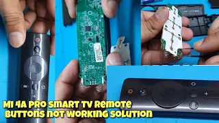 Mi 4a pro smart tv remote buttons not working solution | Bluetooth remote