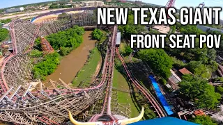 New Texas Giant 4K Front Seat POV Six Flags Over Texas