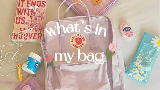what’s in my bag // kanken backpack // travel edition ✈️ tips + essentials