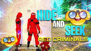 Hide And Seek Clash Squad with Red Criminals Funny Gameplay - Garena Free Fire