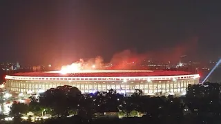 Rammstein Du Hast clip outside Olympiastadion 15.07.23