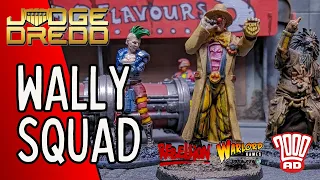 Judge Dredd - Building the Wally Squad for use in I am the Law! from Warlord Games