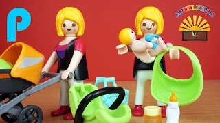 Schwangere und Mama mit Baby 6447 - Playmobil City Life Film Mutter Kind Schwanger auspacken