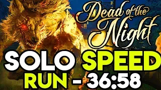 Dead of the Night Solo EE Speedrun - 36:58 Classic Elixirs (Black Ops 4 Zombies)