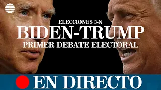 DIRECTO: Sigue  el Primer debate electoral en EE.UU entre Trump y Biden