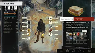 sharing a sandwich with lieutenant kitsuragi (disco elysium)