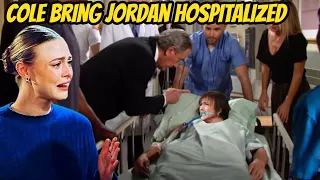 YR Spoilers Shock Cole takes Jordan to the hospital - Victor worries he will be taken into custody