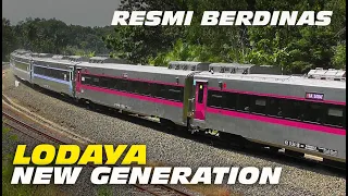 INILAH TRAINSET BARU LODAYA NEW GENERATION yang sudah resmi berdinas dengan membawa dua kelas