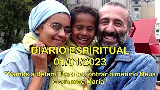 DIÁRIO ESPIRITUAL MISSÃO BELÉM - 01/01/2023 - Lc 2,16-21