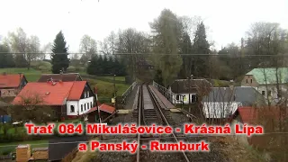 Trať 084 Mikulášovice - Krásná Lípa a Panský - Rumburk