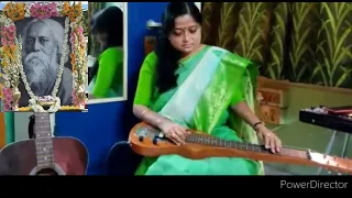 Je Raate Mor Duar Guli Bhanglo Jhhore ....played in Hawaiian Guitar By Saswati Sen