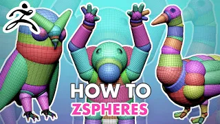 Using Zspheres in ZBrush