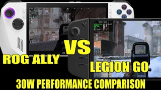 Legion Go vs ROG Ally - Call of Duty Modern Warfare III | Docked 1080p Performance