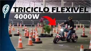 TRICICLO ELÉTRICO FLEXIVEL 4000W - 2 MOTORES !!!