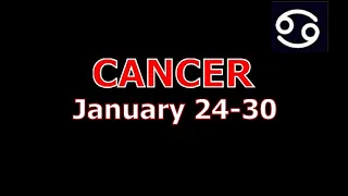 CANCER - You're Going To Marry This Person. Congratulation! | JAN 24-30 Tarot Reading