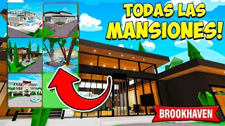 TODAS LAS MANSIONES de BROOKHAVEN en UN VÍDEO! ⭐🏡 - Roblox YoSoyLoki