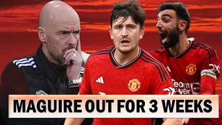 Breaking !!! Harry Maguire Injured In Training | Bruno Fernandes Hailed By Ten Hag |!!!!