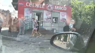 Ворошиловский район Донецка, попавший под обстрел ВСУ
