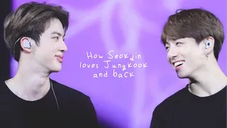 how seokjin loves jungkook and back