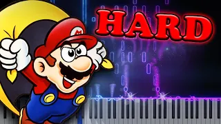 ATHLETIC THEME from SUPER MARIO WORLD but it's a Piano Tutorial