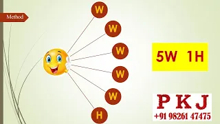 5W  1H, The Five W’s & 1H method, Problem Solving Technique,