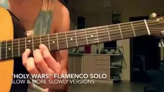 Megadeth - Holy Wars flamenco solo guitar lesson