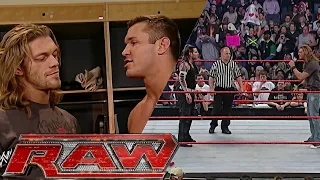 Randy Orton & Edge Backsage Segments RAW Mar 12,2007