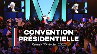 Convention présidentielle de Marine Le Pen à Reims | M la France