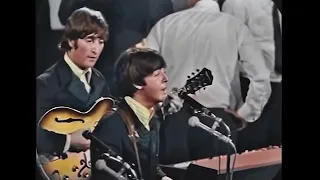 beatles -  yesterday live 1966 colorized