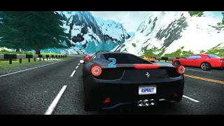 asphalt nitro     (Ferrari 458 Italia)     Elemination race full gameplay