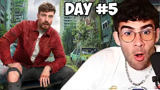 HasanAbi reacts to MrBeast Survived 7 Days In An Abandoned City