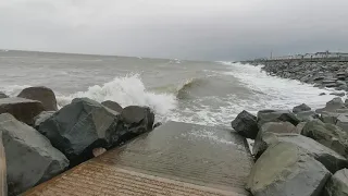 Storm Francis Decends On Welsh Coast