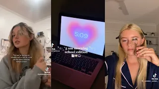 5 AM school morning routine 🌥️ - TikTok Compilation ✨