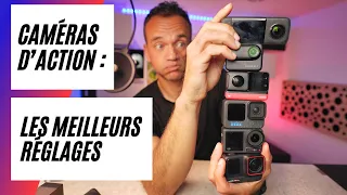 Les meilleurs réglages pour ta caméra d'action (gopro insta360 dji)