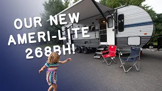 We Bought a New RV! (Ameri-Lite 268BH Tour)