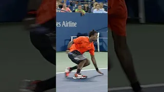 Gael Monfils SAVES fall! 😂