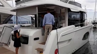 Cannes Yachting Festival. Absolute Yacht . Navetta 48 .Кани , Яхт Фестиваль 2018.