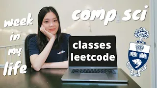 A WEEK IN THE LIFE OF A COMP SCI STUDENT AT UofT | classes & software engineering interview prep