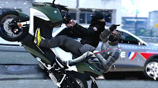 GTA 5 FRANCE - LA POLICE SUBIT NOTRE VENGEANCE - BRAQUAGE DE LA PLUS GROSSE BANQUE STREETSALE #4