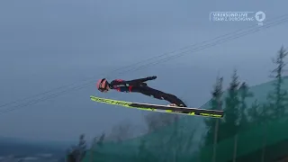 Karl Geiger INSANE 238 m to secure the silver medal - WC Ski Flying Team Vikersund 2022