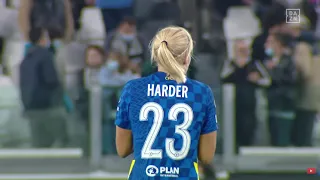 Pernille Harder vs Juventus Women - UEFA Women's Champions League - 13/10/2021 - Every touch