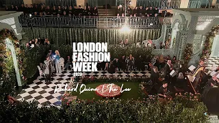 TIA LEE 李毓芬 【London Fashion Week FW23倫敦時裝週】【Richard Quinn】Fashion Show 時裝秀