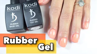 How To Apply Rubber Gel For Beginners. Watch Me Work.