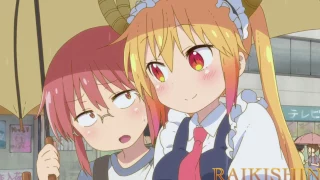 {AMV}Kobayashi san Chi no Maid Dragon Shape of you