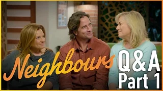 Neighbours Q&A - Rebekah Elmaloglou (Terese), Kip Gamblin (Brad) & Kate Kendall (Lauren) - Part 1