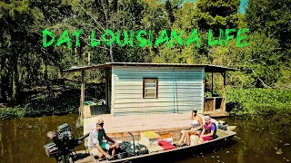 Off-grid Houseboat / Weekend Getaway! (Frogging, Jug Lining, Fishing)