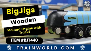 BigJigs Mallard Engine Wooden Train